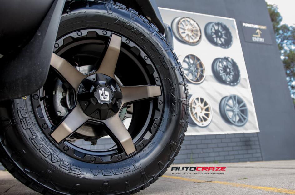 FORD RANGER EXODUS MATTE BLACK TINTED FACE